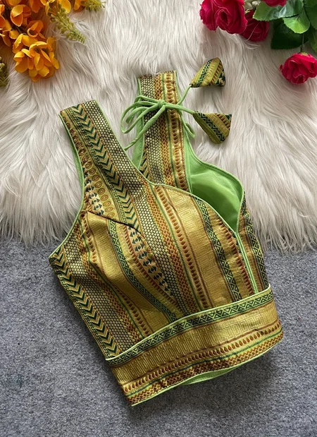 Tew Heavy Jecquard Blouse Wholesale Clothing Suppliers In India